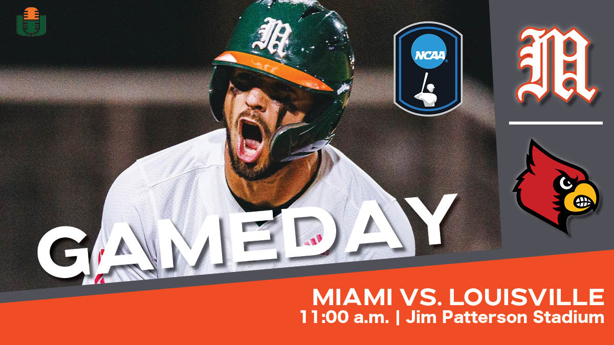 WVUM Sports (@wvumsports) on Twitter photo The 'Canes need to a win to keep their season alive and force a game three in Louisville!
โพ: <a href="/CanesBaseball/">Miami Hurricanes Baseball</a> vs. <a href="/LouisvilleBSB/">Louisville Baseball</a>
๐๏ธ: Jim Patterson Stadium
โฐ: 11:00 a.m.
๐๏ธ: <a href="/maxkeller615/">Max Keller</a> & <a href="/DanielFridman27/">Optimistic Jays Fan</a>
๐ป: wvum.org/listen
๐ป: 90.5FM The 'Canes need to a win to keep their season alive and force a game three in Louisville!
โพ: <a href="/CanesBaseball/">Miami Hurricanes Baseball</a> vs. <a href="/LouisvilleBSB/">Louisville Baseball</a>
๐๏ธ: Jim Patterson Stadium
โฐ: 11:00 a.m.
๐๏ธ: <a href="/maxkeller615/">Max Keller</a> & <a href="/DanielFridman27/">Optimistic Jays Fan</a>
๐ป: wvum.org/listen
๐ป: 90.5FM