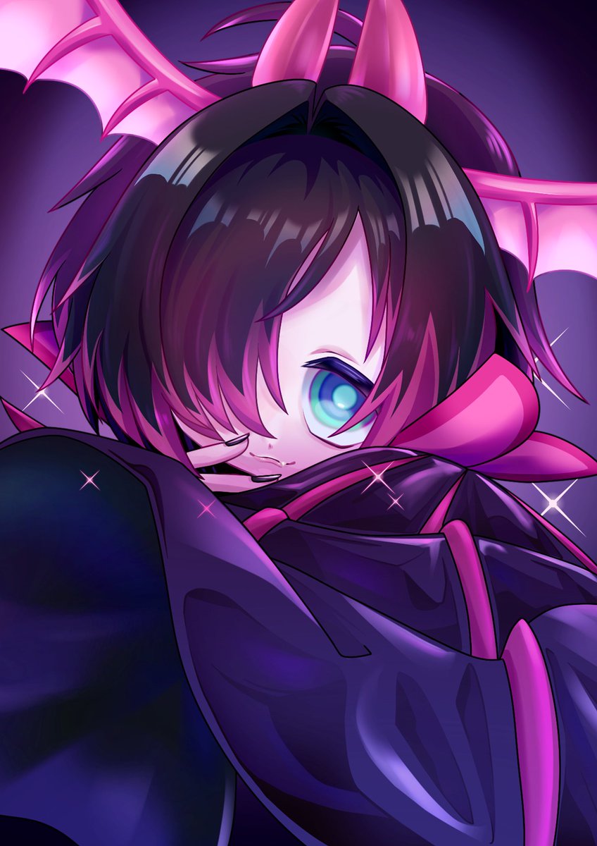 Figaro3211031's tweet photo. #イラスト
#illust
#pinkbat
#oc https://t.co/xnDTUgwgHV
