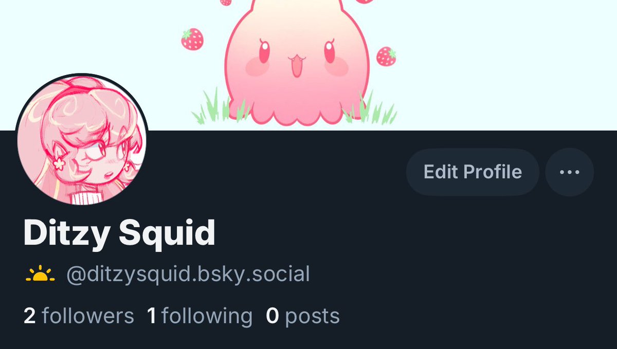 DitzySquid's tweet image. My Bluesky 🦋