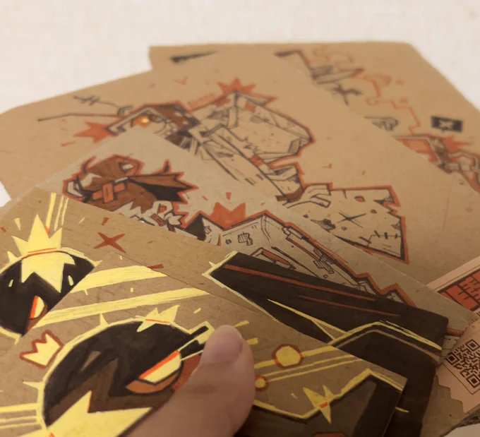 I plan to sell a few more cardboard drawings like this in the future. Please look forward to them!