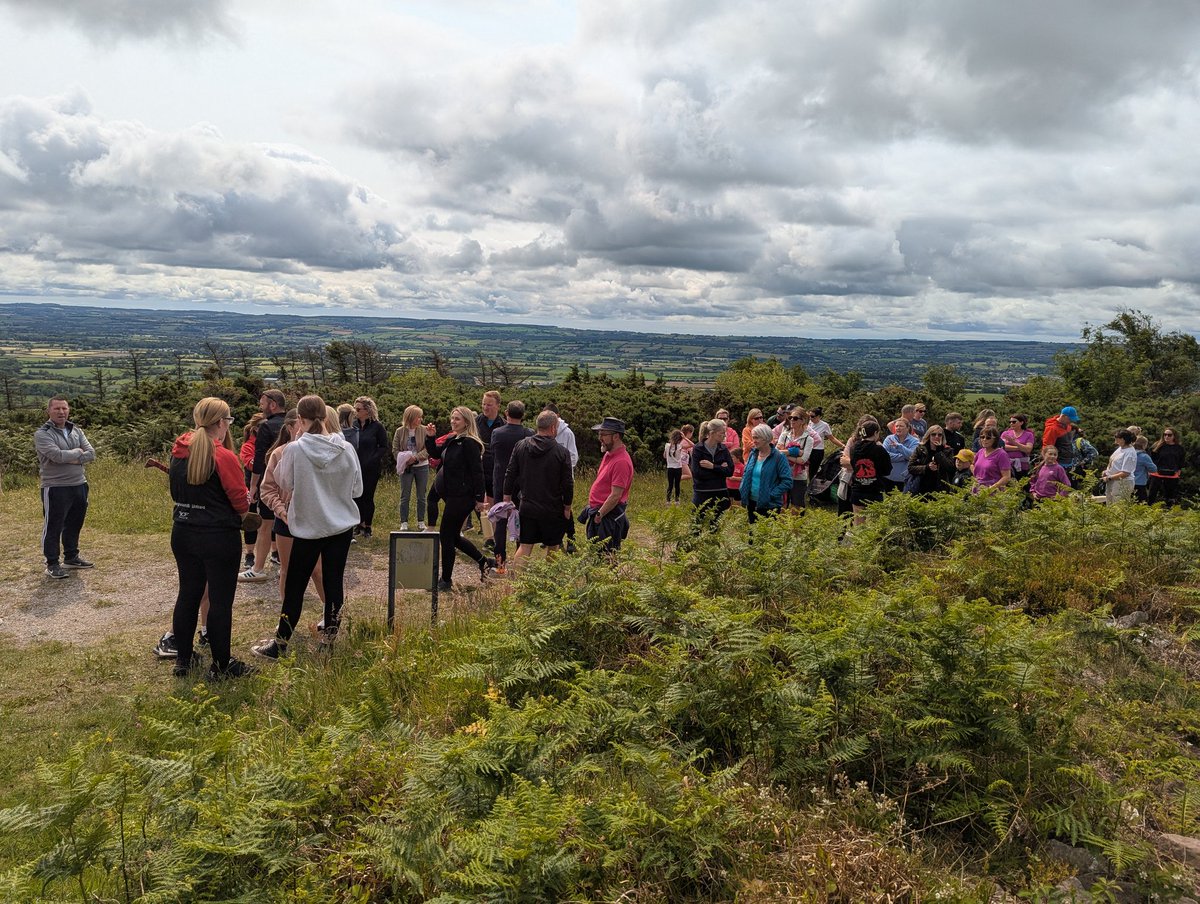 wghns's tweet photo. Fantastic turnout for the Corrin Climb for Cancer in memory of Aileen McCourt this morning. Huge thanks to all who turned out, stewarded and to the Ladies GAA who provided refreshments in the hall. Anyone who still has sponsorship cards can return them to school next Monday. https://t.co/uv8buhiMyE