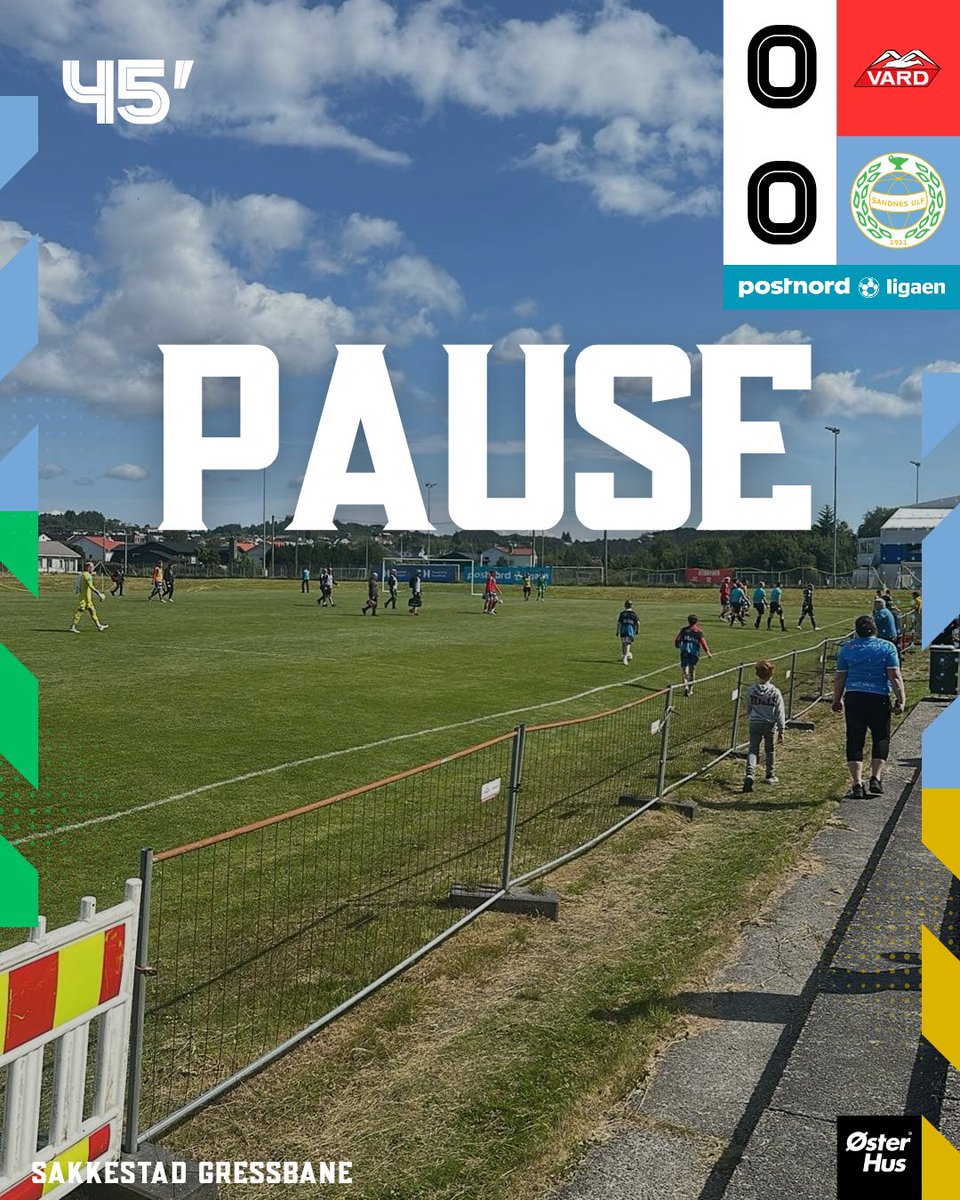 ⏯️ PAUSE | Mange dueller og mye kriging, men ingen mål til noen av lagene på Sakkestad ⚖️

🔴 0-0 🩵 #JobbaJobbaJobba