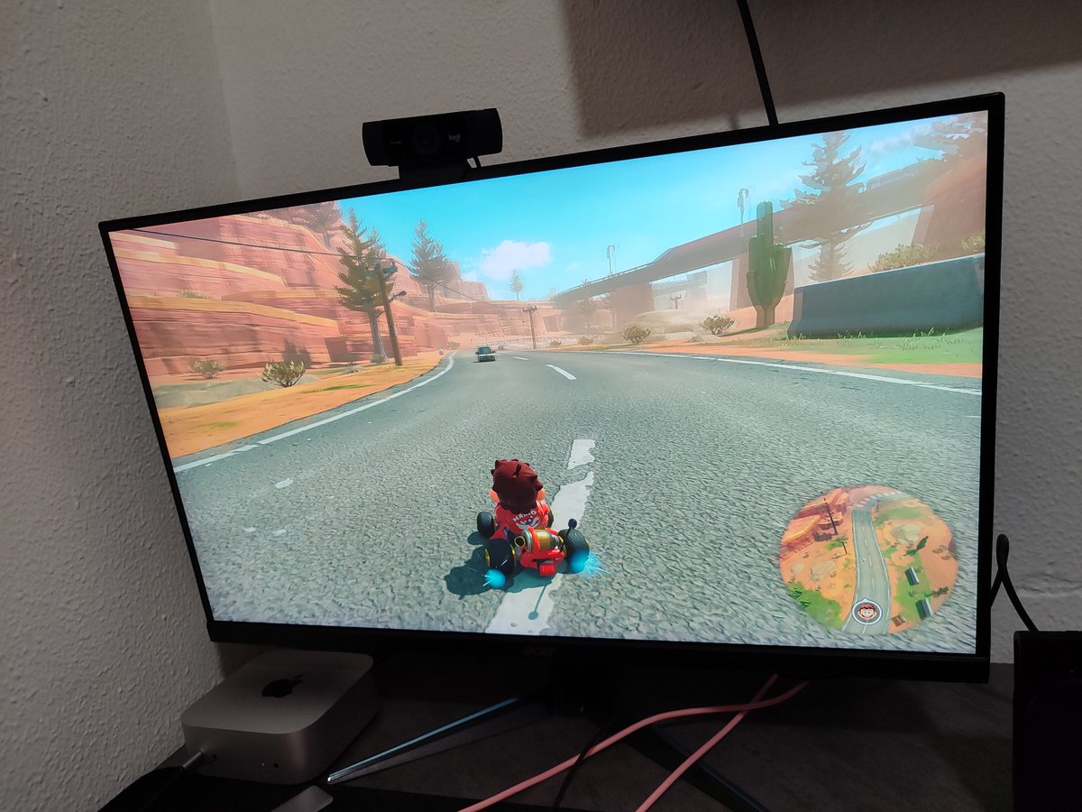 Jugando un ratillo al #MarioKartWorld 🤪