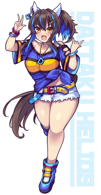 フォロワーさんが増えている内に過去ウマ絵を出すぞ!このあたりはまた描きたいムチムチ #ウマ娘 #ダイタクヘリオス #カワカミプリンセス