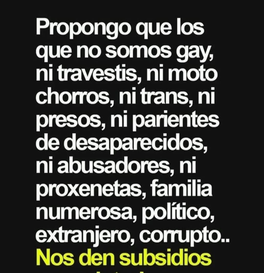 buscandoacrist1's tweet image. Parejo para todos y todas..
Así como metieron falsos jubilados y falsos discapacitados.