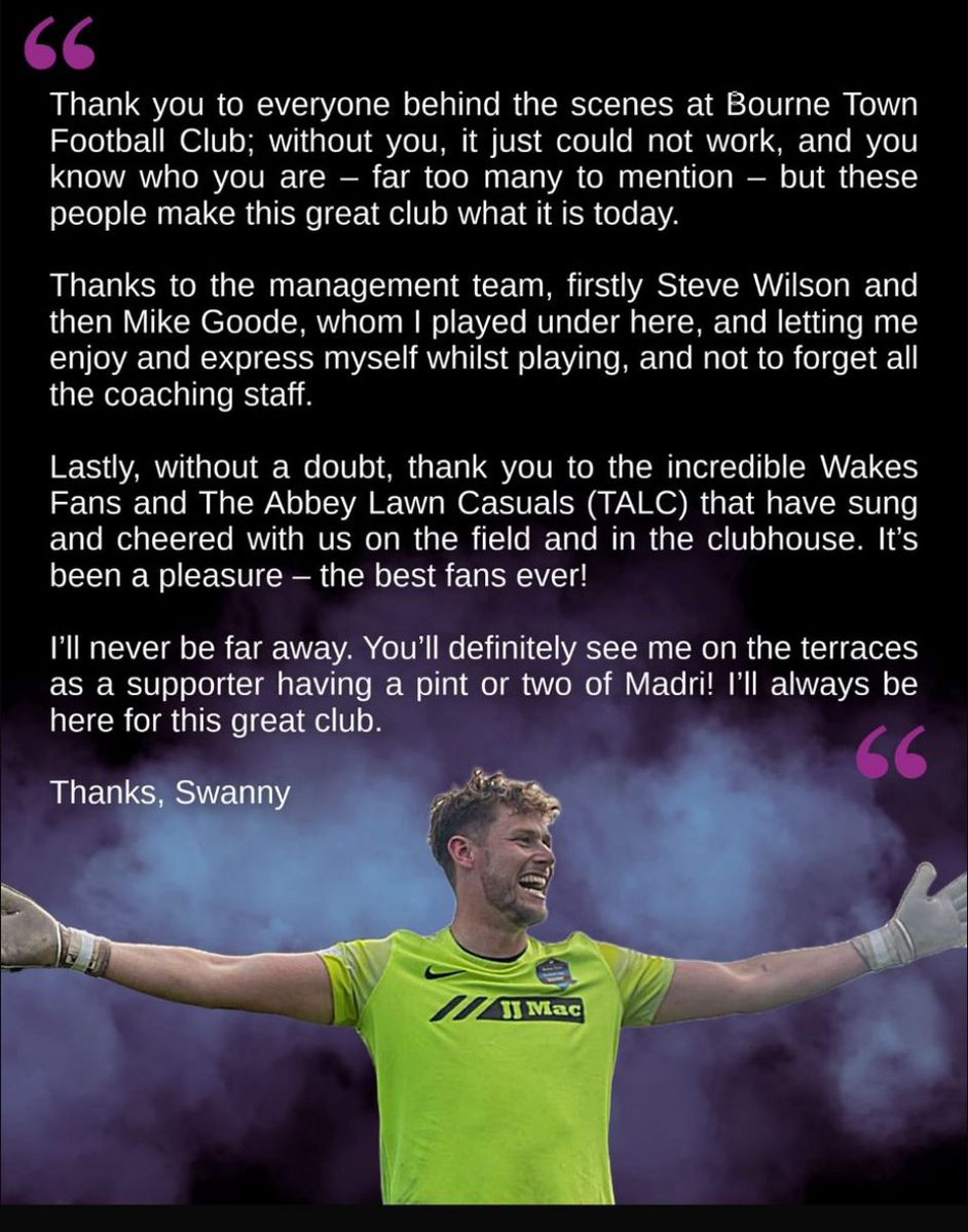 Bourne Town FC tweet media