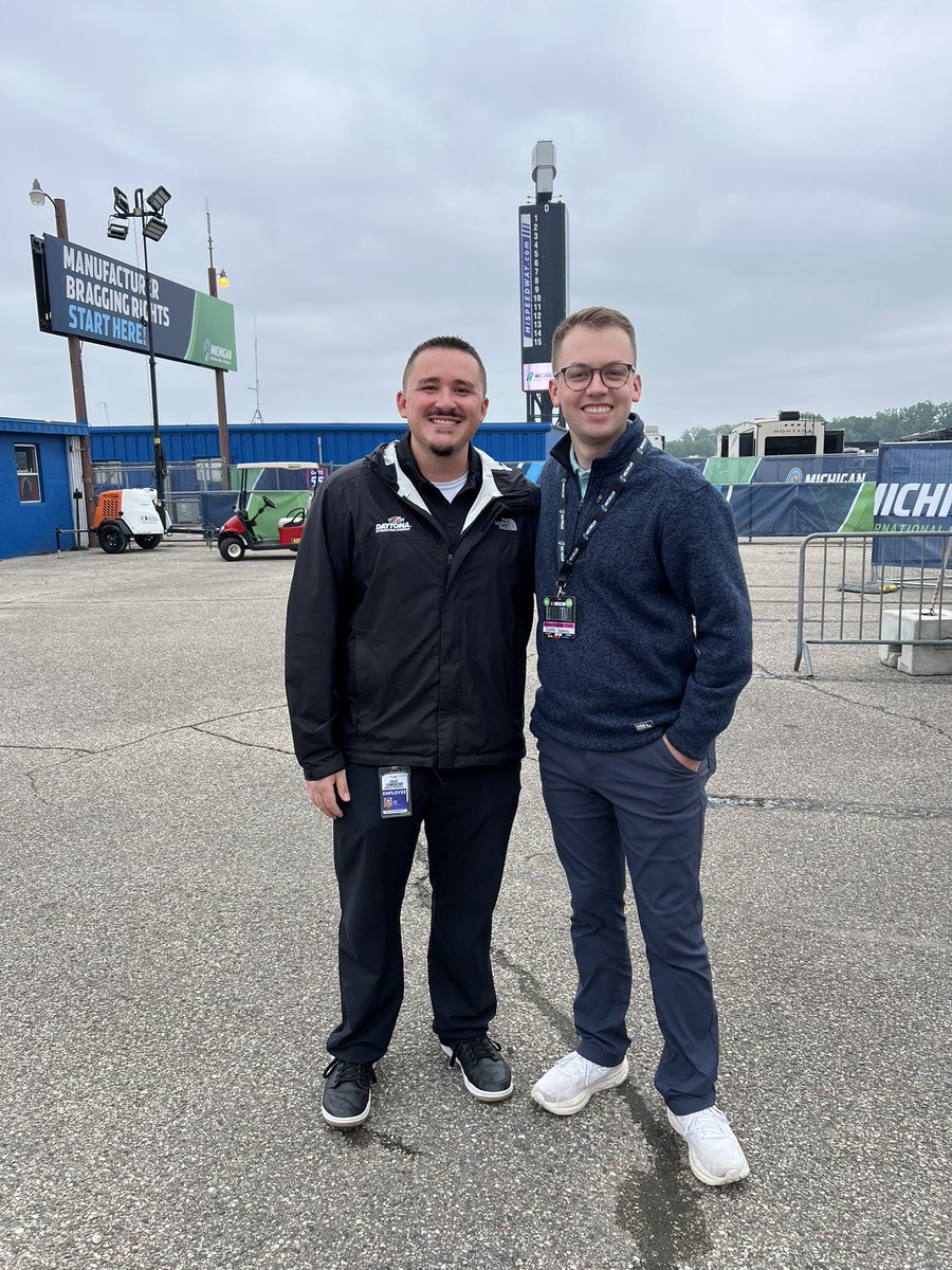 Our MIS coverage wouldn’t have been possible without the help of Josh Pena, a Jenison graduate who now works with NASCAR track communications! Grateful for everything he does to make our jobs easier.

WLNS’ <a href="/tdriesenga3/">Tyler Driesenga</a> has the rest of the race weekend covered. 📺
