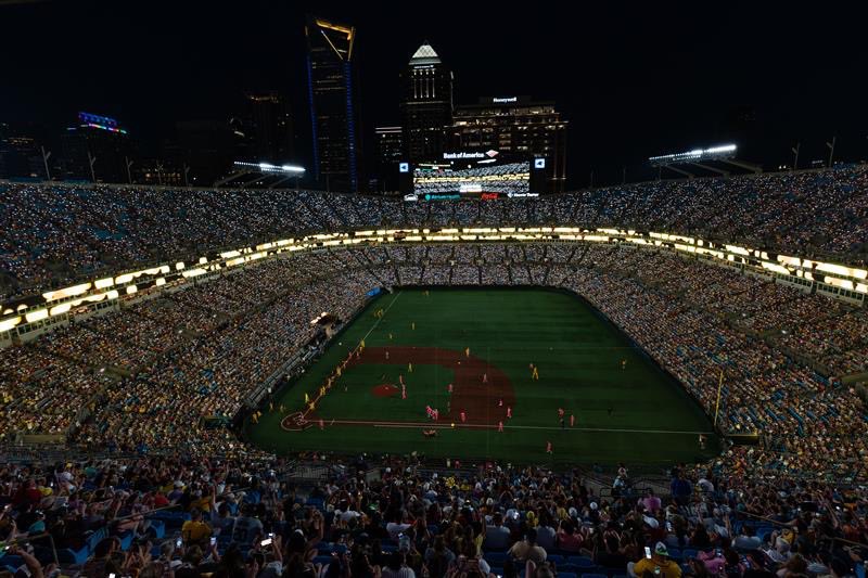 Thank you Charlotte for an epic night 1 at Bank of America Stadium!