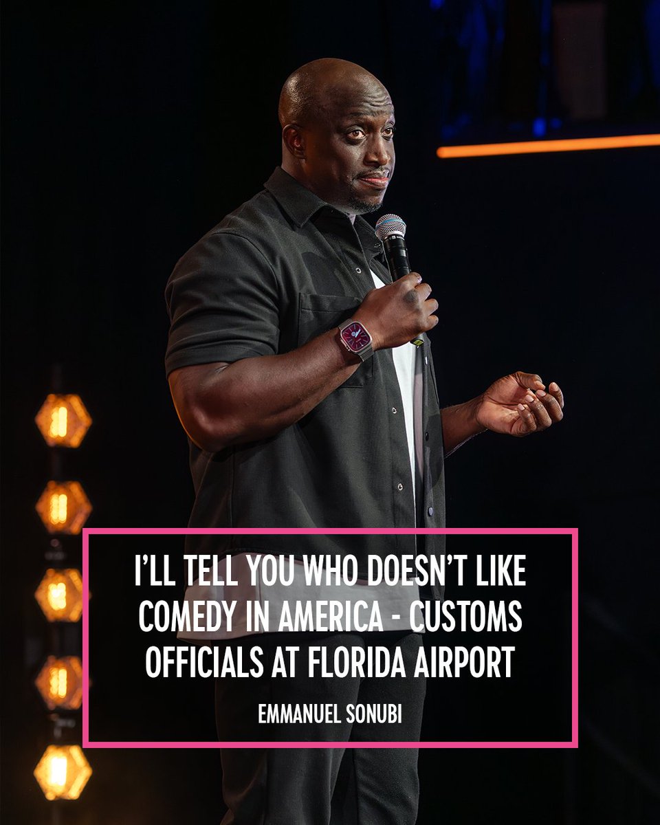 Comedy Central UK (@comedycentraluk) on Twitter photo Jokes must be secured in a clear ziplock bag through security 😐🚫 <a href="/emmanuelstandup/">Emmanuel Sonubi - 2025 TOUR ON SALE NOW</a>
#CCLive #StandUp #EmmanuelSonubi #AirportSecurity Jokes must be secured in a clear ziplock bag through security 😐🚫 <a href="/emmanuelstandup/">Emmanuel Sonubi - 2025 TOUR ON SALE NOW</a>
#CCLive #StandUp #EmmanuelSonubi #AirportSecurity