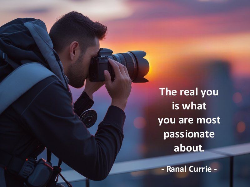 The real you is what you are most passionate about.

#quote #quotesmith55 #self #passion #SaturdaySunshine