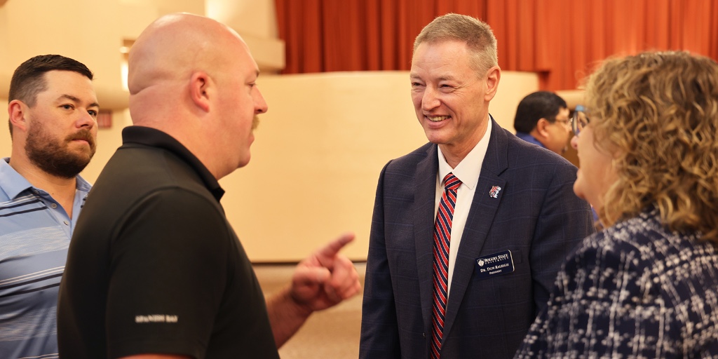 RSU’s new President Dr. Don Raleigh and First Lady Angela Releigh met with RSU students, faculty, and staff, as well as community members, legislators, and the public this week at a trio of welcoming events. Read more at rsu.edu. #rsu #rogersstate #hillcats
