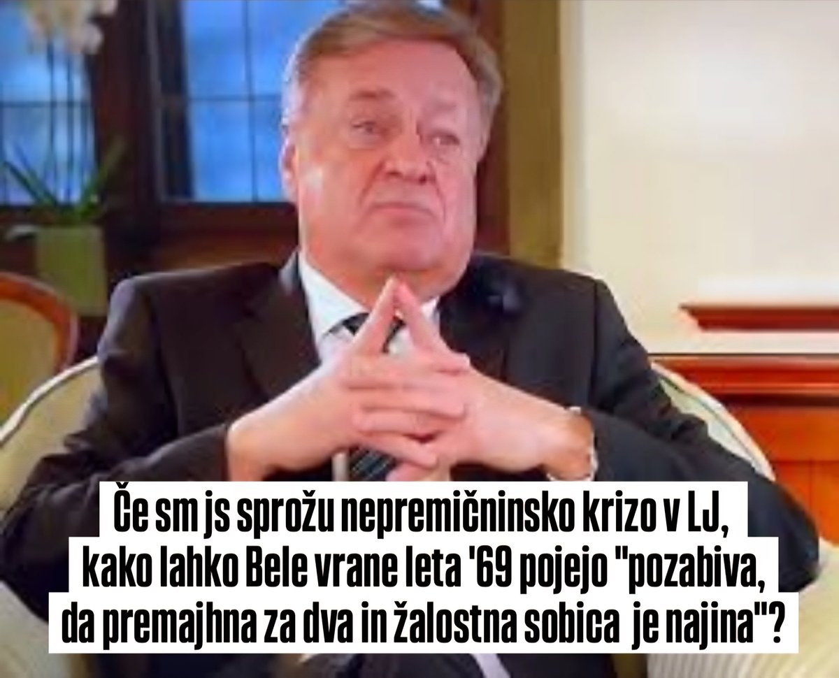 Sam res.

#janković #belevrane #gentrifikacija #ljubljanastrofa