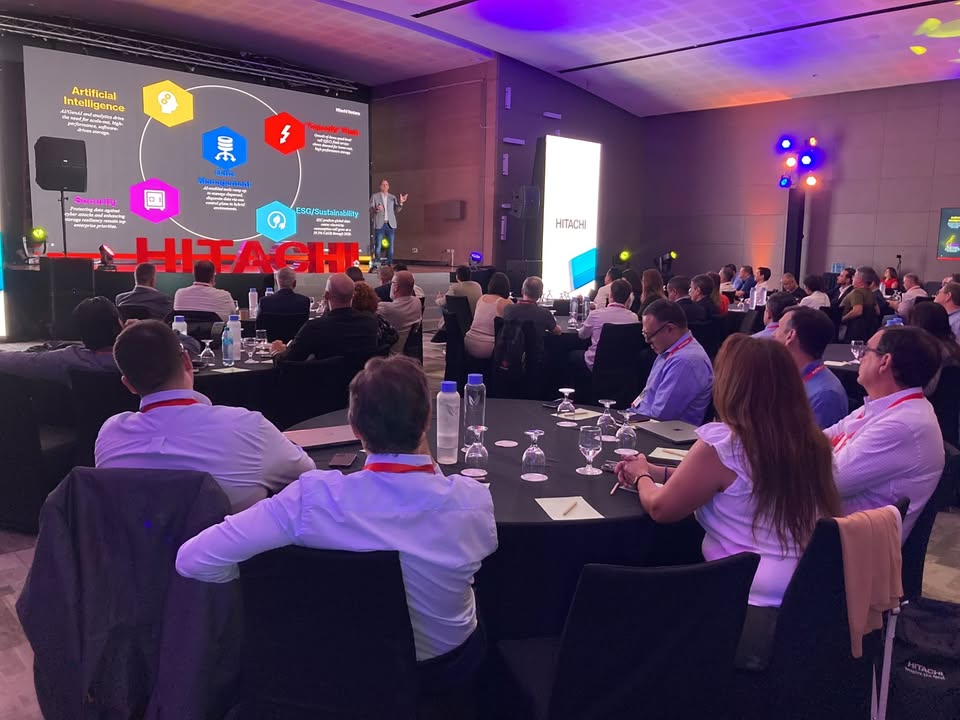 HitachiVantara's tweet photo. Had an amazing time at the Hitachi LATAM Partner Summit in Playa del Carmen! 🌴
3 days of insights, innovation, and connection—building momentum to win together. 💪
Thanks to all who joined us!
#OwnTheNextWave #LATAMPartnerSummit25 #PartnerFirst https://t.co/PgUA1EyFIR