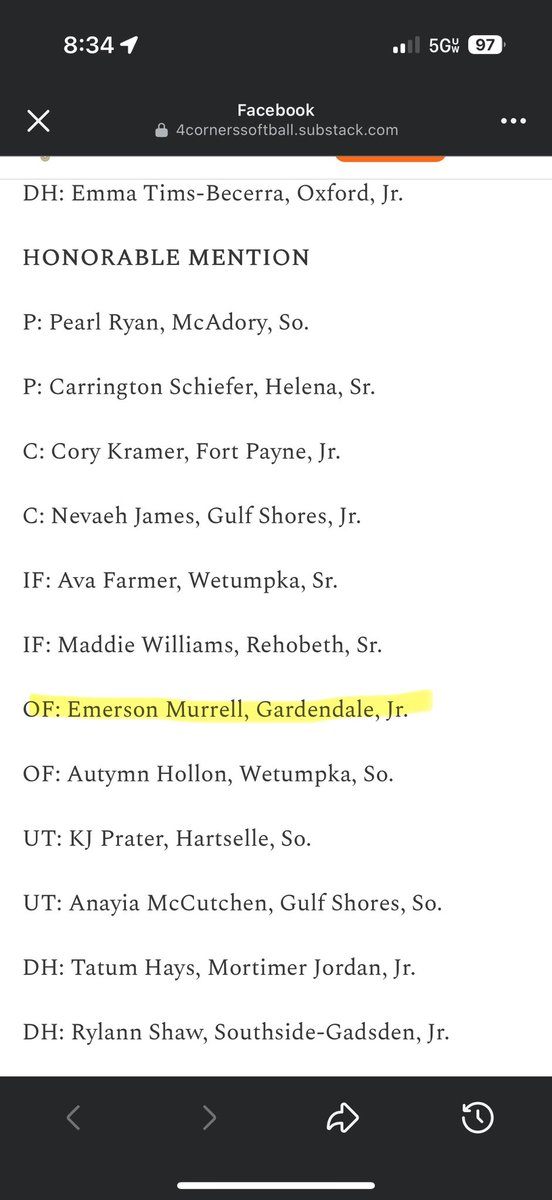 GHS Rockets Softball (@rocketsghs) on Twitter photo Congratulations to Abbey Crockett and Kenley Vaughn making the 6A All-State 2nd Team and Emerson Murrell for 6A All-State Honorable Mention! We are so proud of you! Go Rockets! 🚀 🥎 <a href="/AbbeyCrockett37/">Abbey Crockett</a> <a href="/Kenley_Vaughn25/">Kenley Vaughn</a> <a href="/EmersonMurrell/">Emerson Murrell</a> Congratulations to Abbey Crockett and Kenley Vaughn making the 6A All-State 2nd Team and Emerson Murrell for 6A All-State Honorable Mention! We are so proud of you! Go Rockets! 🚀 🥎 <a href="/AbbeyCrockett37/">Abbey Crockett</a> <a href="/Kenley_Vaughn25/">Kenley Vaughn</a> <a href="/EmersonMurrell/">Emerson Murrell</a>