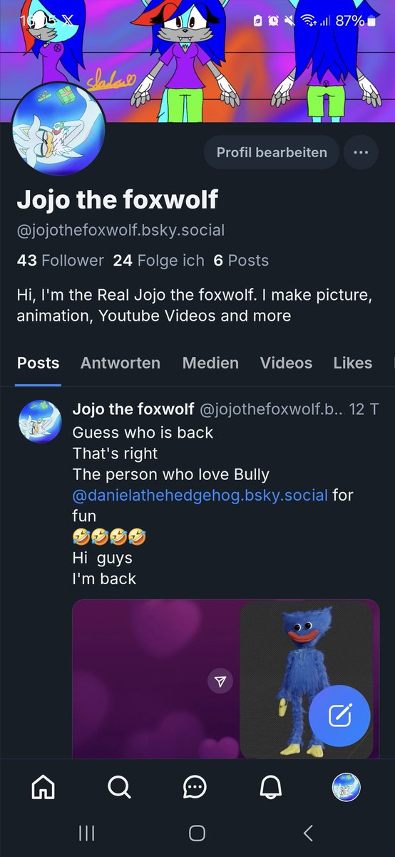 🦊Jojo the Foxwolf🐺 (@jojothefoxwolf) on Twitter photo If you want
You can follow me on bluesky
I will Post picture from <a href="/DanielaRai96535/">Daniela.the.Rainbow-Hedgehog</a> and me on this App because Daniela left Twitter for some reason (and I know why and make sense) you ask me why If you want
You can follow me on bluesky
I will Post picture from <a href="/DanielaRai96535/">Daniela.the.Rainbow-Hedgehog</a> and me on this App because Daniela left Twitter for some reason (and I know why and make sense) you ask me why