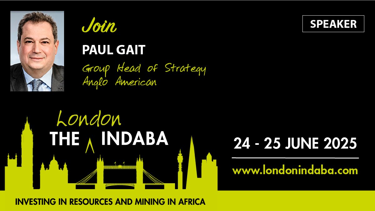 The Joburg Indaba (@joburgindaba) on Twitter photo Paul Gait, Group Head of Strategy, Anglo American, will discuss why copper is considered a critical metal at the 3rd annual #londonindaba, 24-25 June #joburgindaba #mining londonindaba.com <a href="/AngloAmerican/">Anglo American</a> Paul Gait, Group Head of Strategy, Anglo American, will discuss why copper is considered a critical metal at the 3rd annual #londonindaba, 24-25 June #joburgindaba #mining londonindaba.com <a href="/AngloAmerican/">Anglo American</a>