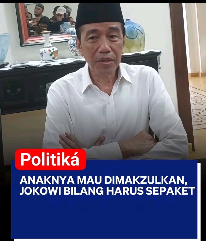 Ini seperti ancaman serius dari seorang bapak ke presiden bkn ke purnawirawan TNI.
Kalo anakku dimakzulkan, maka kamu juga.

Menyala pak 🔥