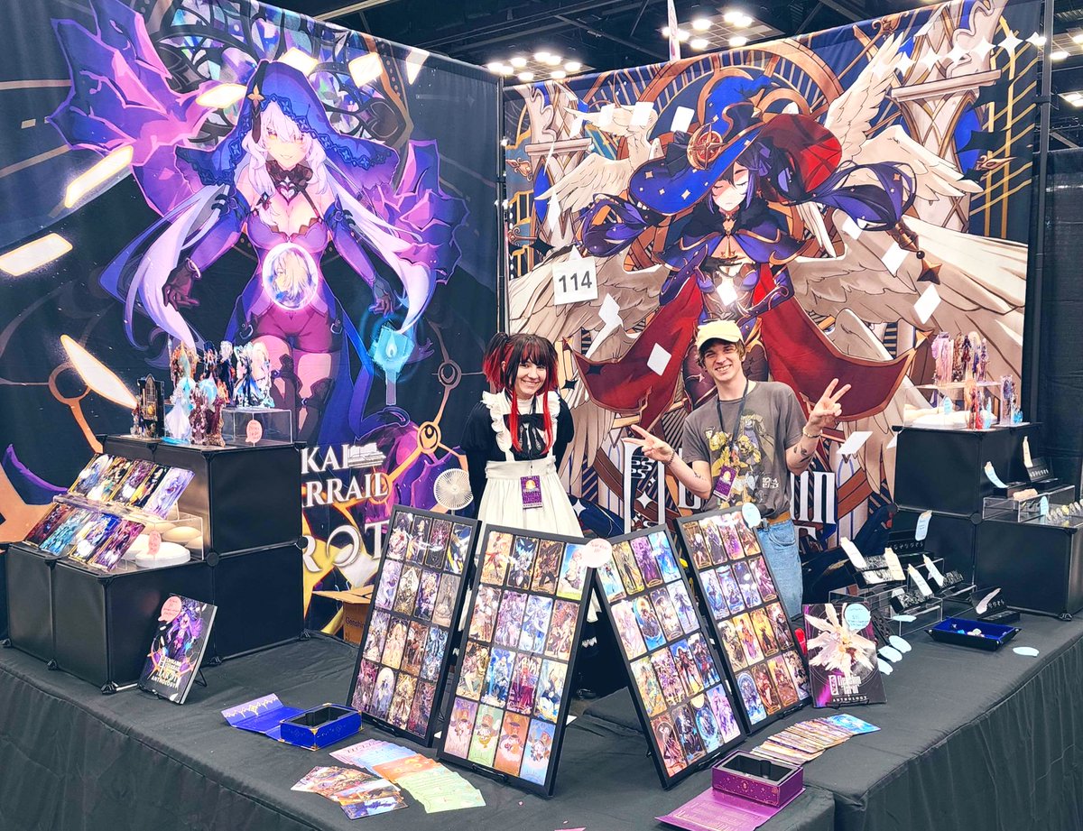 HoYoTabletop's tweet photo. You can also come visit us this weekend at Weebcon Indy in collaboration with @maid_to_be at booth 114!!! https://t.co/ku55MmFvat