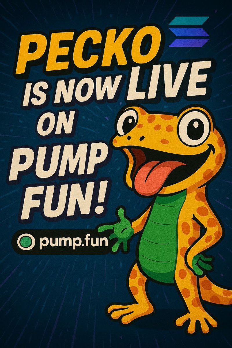 Obed234's tweet photo. @CoinMarketCap $PECKO officially launches tomorrow at 13:00 UTC on Pumpfun. Lock in your spot early and join @Pecko_meme for the latest news.
#PECKO #SOLANA #CRYPTO https://t.co/AUCSaNzg4v