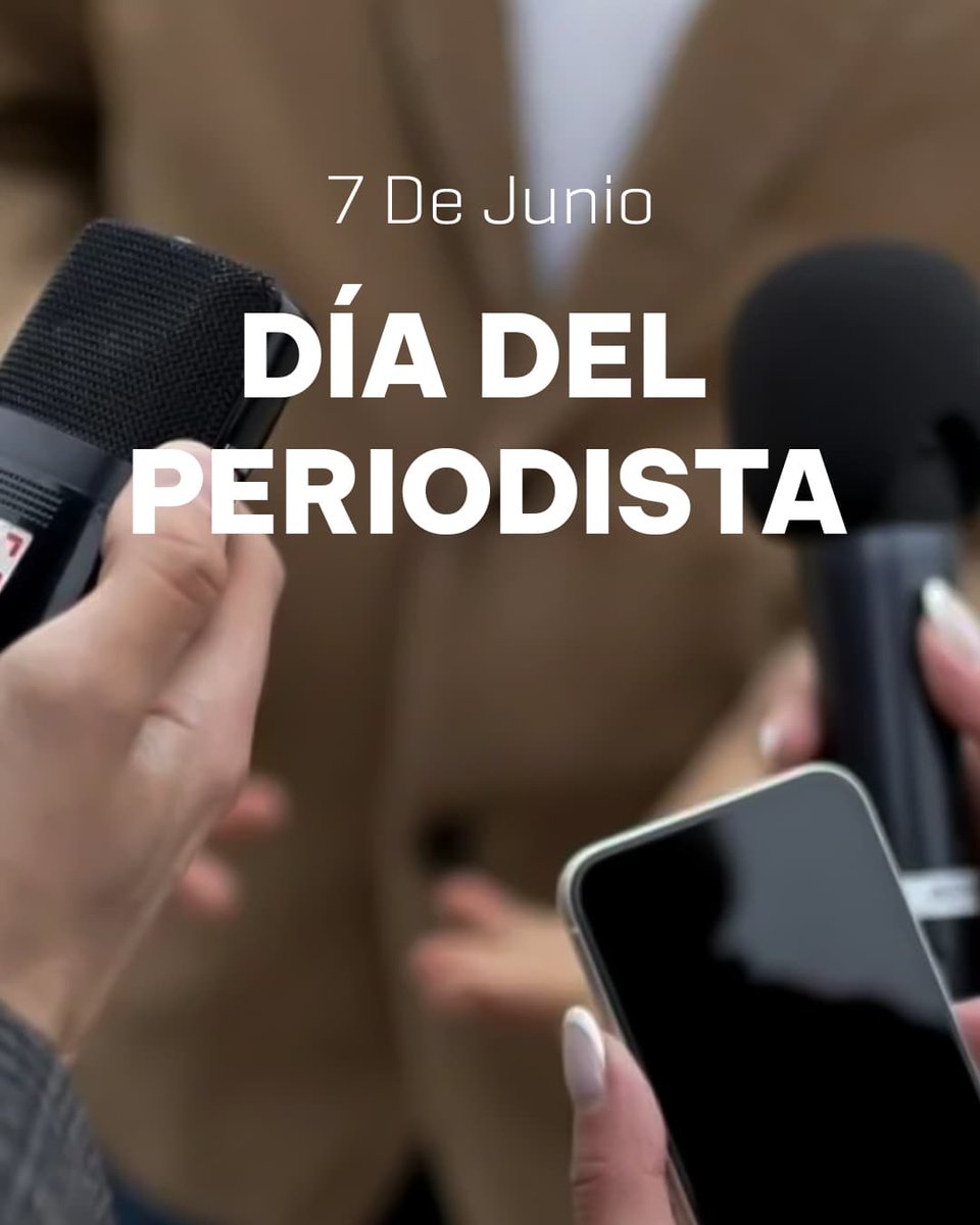 El respeto a la libertad de expresión es un derecho que consolida la democracia para construir un gran País.

Saludo a todos los periodistas que trabajan con honestidad y compromiso en tiempos difíciles donde disentir tiene un costo.

#DiaDelPeriodista
