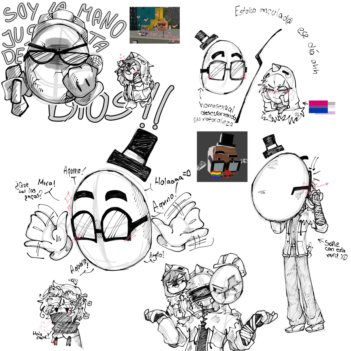 MiaZzZ___'s tweet image. Aquí dejo todos los dibujos relacionados a #WebonesShow !
Esta serie me marco de todas las webadas que hicieron en el server, me hicieron conocer gente muy bonita y actualmente espero que los webos se reúnan más para que jueguen, ame TODO, GRACIAS🫶✨💗

#WebonesShowFanart