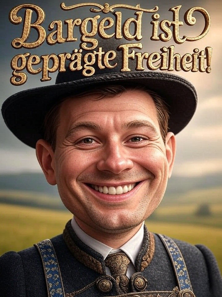 Die AfD ist für den erhalt von Bargeld !!!