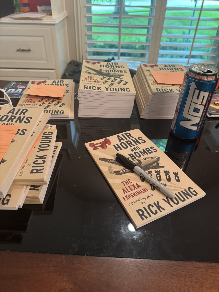Signing and sending books out today with <a href="/NosEnergyDrink/">NOS Energy Drink</a>