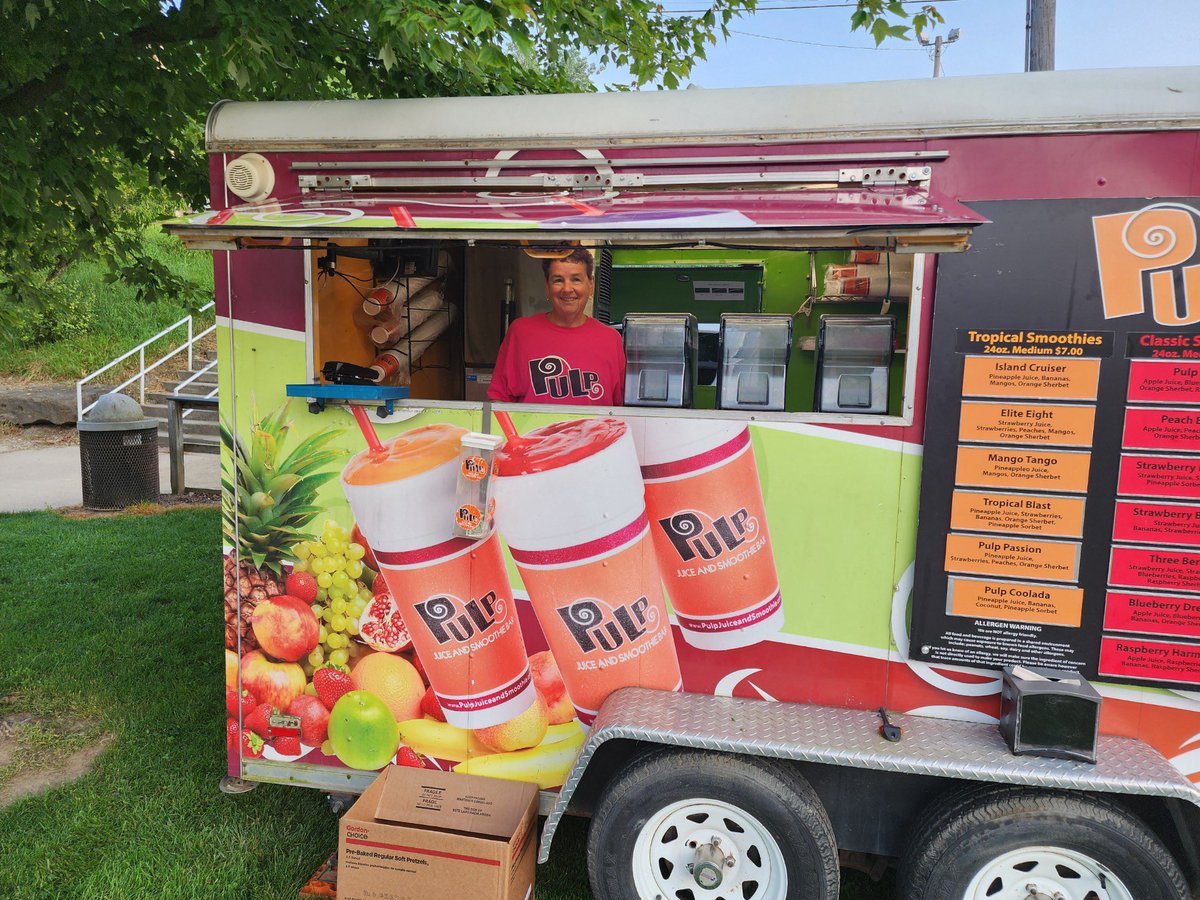 WilloughbyPulp's tweet photo. And we’re back for day 2️⃣! If you’re heading to Todd Field for the games today make sure to stop and see us, we’ll be here until 8pm! ⚾️🥎🍊 https://t.co/c4QaDAK9dr