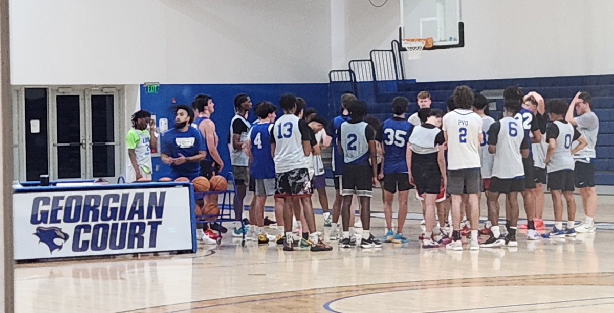 Had a great time at <a href="/GCULionsMBB/">Georgian Court MBB</a> camp. Thank you <a href="/DaveFedor4/">Dave Fedor</a> for the opportunity.