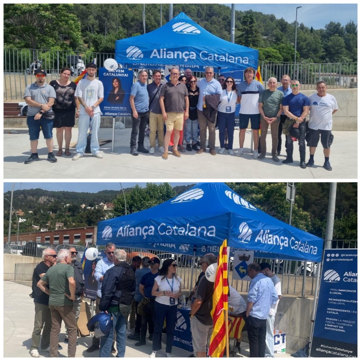 Gran jornada avui a #Vallirana!!
Volem agraïr a veïns i companys d'arreu que han vingut a fer-nos costat a la nostra parada informativa.

Fa goig veure cada vegada més gent que estima la comarca i s'interessa pel projecte d'<a href="/CatalunyaAC/">Aliança Catalana</a> 

#SalvemBaixLlobregat 
#SalvemCatalunya