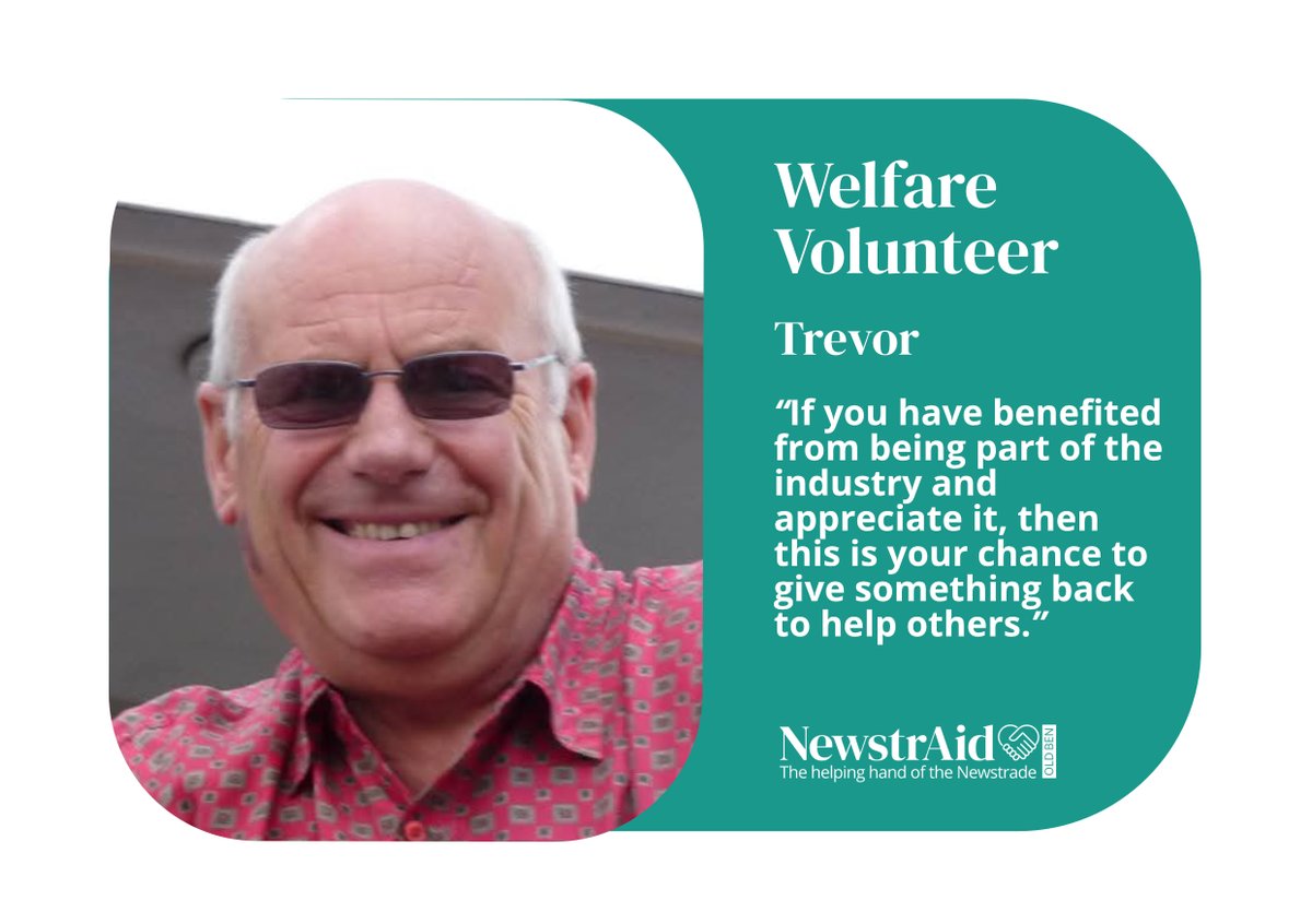Meet Trevor, one of our longest serving and dedicated Welfare Volunteers having signed up back in the mid 1970s!

Interested in becoming a volunteer? Find out more at: newstraid.org.uk/welfare-volunt…  or contact Mail@newstraid.org.uk

#WelfareVolunteers #GetInvolved #VolunteersWeek