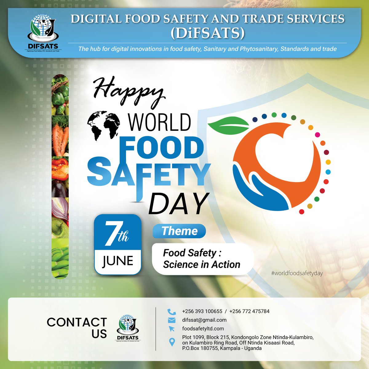 FoodSafety_Asso's tweet photo. 2. As one of leading providers of food safety, SPS, quality, and standards-related services in Africa, we understand the critical role science plays in safeguarding our food supply. This is particularly vital in the context of agro-food trade.

#WorldFoodSafetyDay #FoodSafety https://t.co/NPA2DuwX5Q