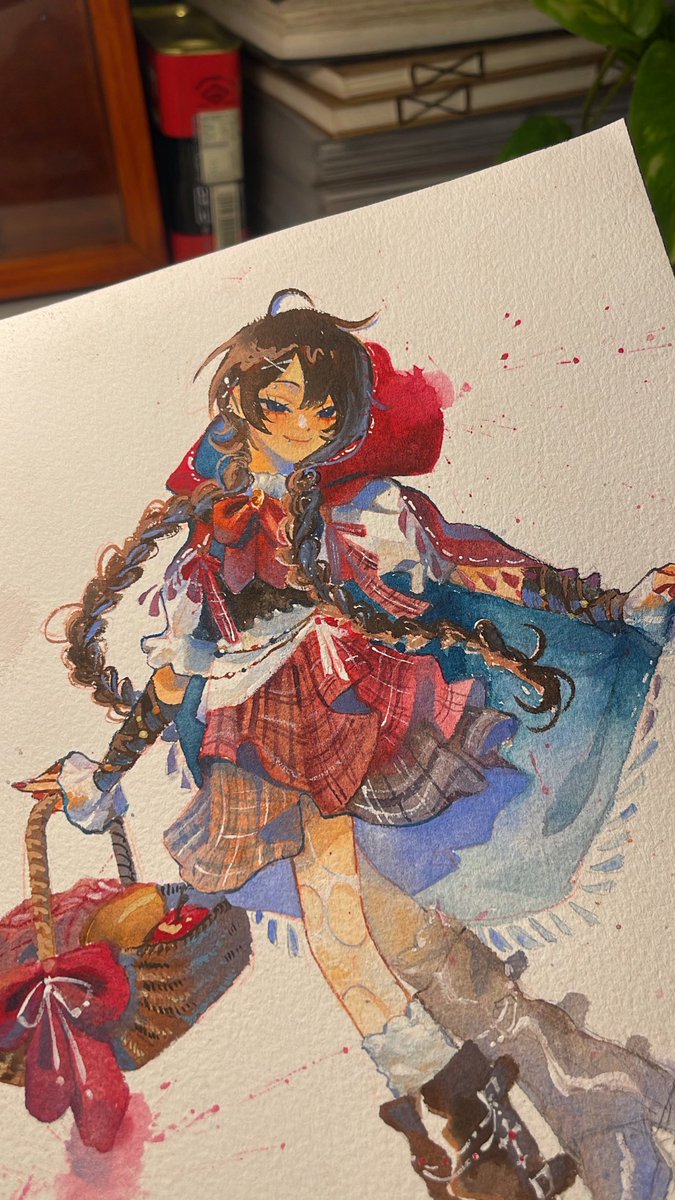 KoYa_B_'s tweet photo. Little Red Riding Hood 🍎✨

น้องคนนี้กะว่าเป็นอดอปนะคะแต่ขอแอบไปทำของแถมก่อน👀 https://t.co/RCu4kO3PWA