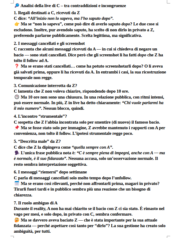 DG_Francy's tweet photo. Non è una caccia al colpevole. È un invito a guardare con lucidità le contraddizioni pubbliche.
Il rispetto non esclude le domande, e la chiarezza non è un attacco.
#ChiaraCainelli #ZeudiDiPalma #PostGF #DichiarazioniPubbliche https://t.co/kBDSBdVrzp