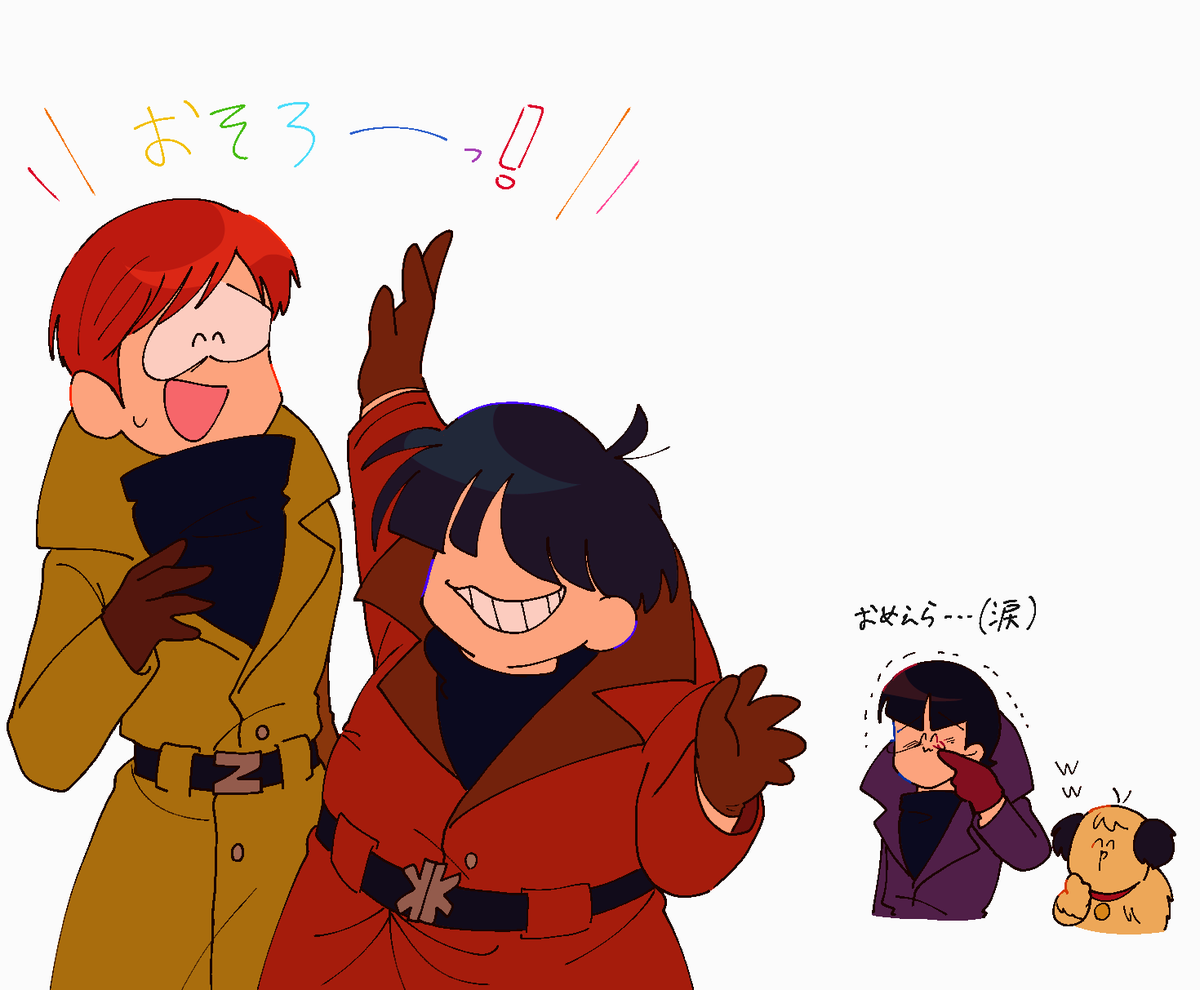 Matryoshka1223's tweet photo. scoob仕様とポッピーの擬人化 https://t.co/zcaKotwvhr