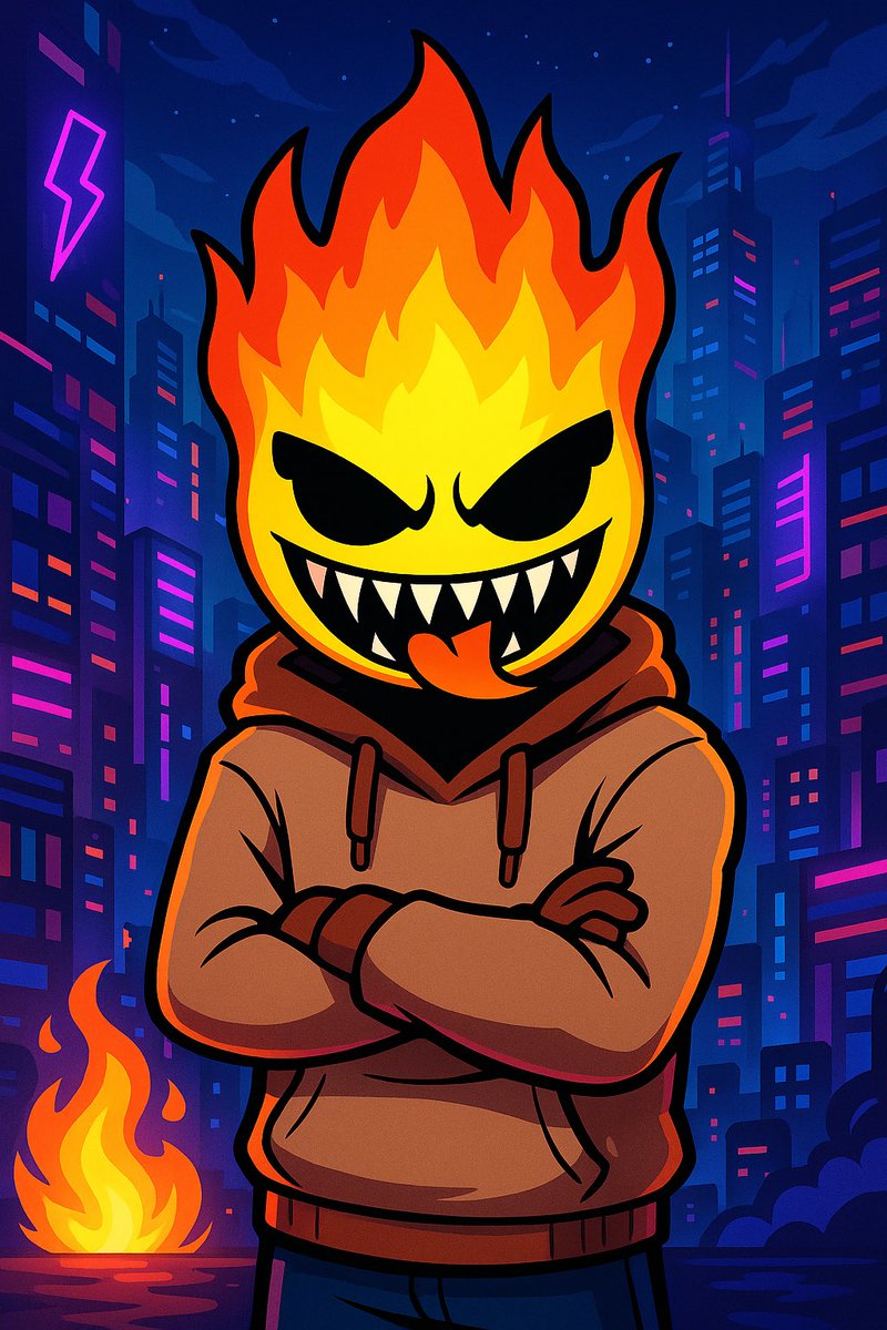 Travis_ulan's tweet photo. I did a little bit of adjustment to VENOMOUS FLAME GUY. And I ran it through an Ai for background
This is the my own @Soulbound_TV Mascot art
#TvFi
#StreamFiSummer
$SBX https://t.co/SpD5LE6r7t