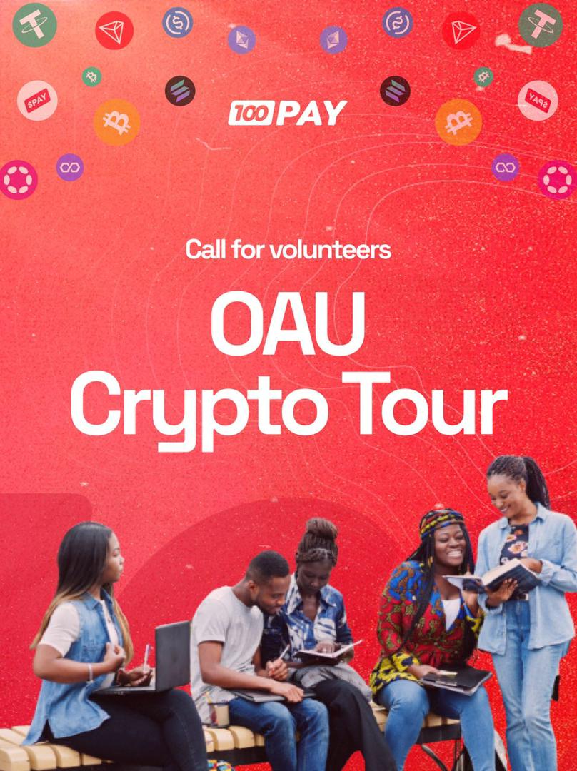 Crypto_introver's tweet photo. OAU are u ready 🔥🔥🔥
It's here  #100pay Crypto Tour will be happening soon 
Anticipate
@_100pay @TheGreatestIFE 
#CryptoTour https://t.co/ubmFn5SObo