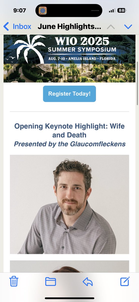 #WIO in St Augustine in August <a href="/DGlaucomflecken/">Dr. Glaucomflecken</a> as the headliner! <a href="/LisaNijmMDJD/">Lisa Nijm</a>