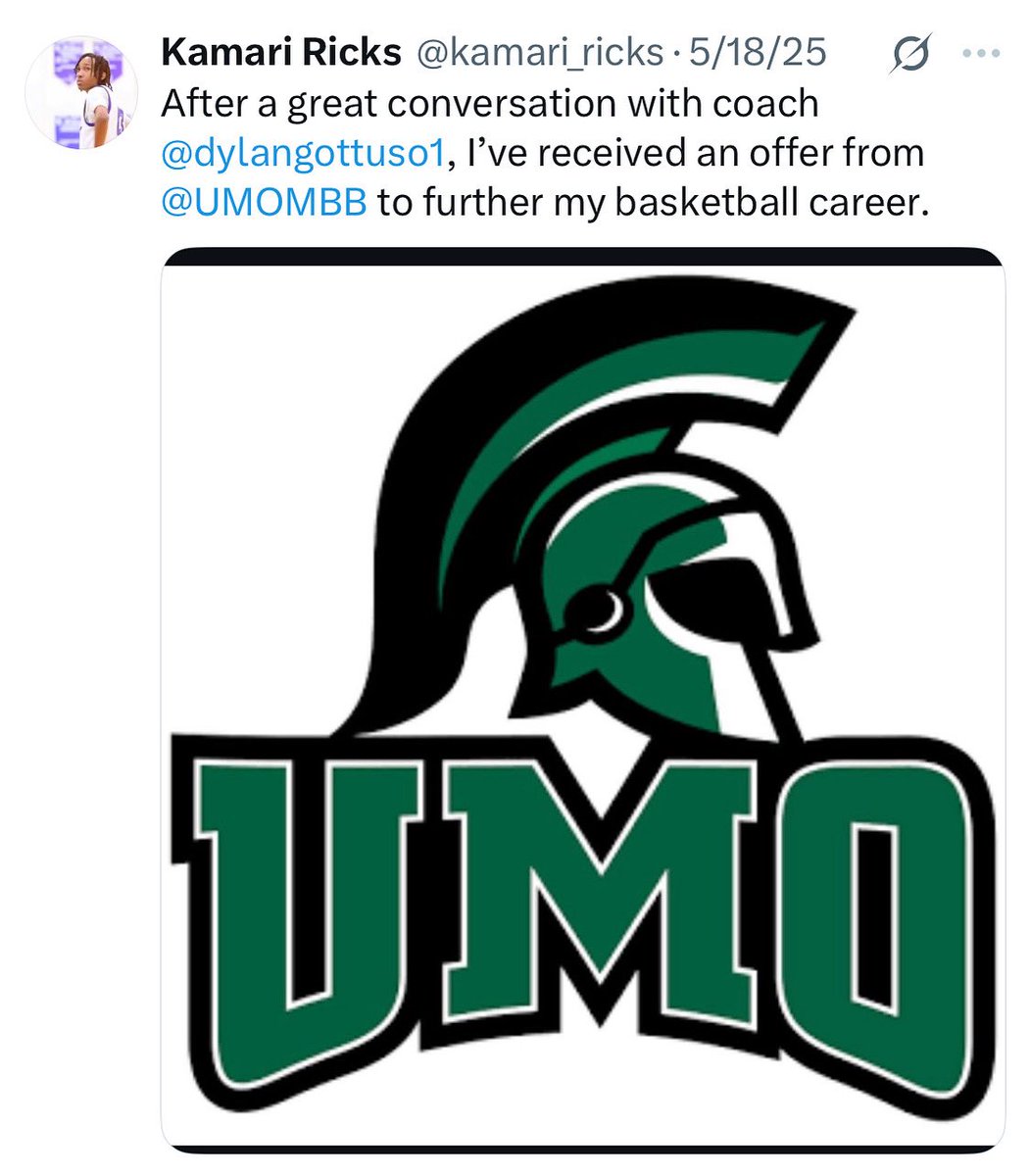 Congratulations to Deep Creek High c/o 2025 Kamari Ricks <a href="/kamari_ricks/">Kamari Ricks</a> on receiving NCAA D2 offer from University of Mount Olive! #KamariRicks #GoTrojans #TheOnlyWayIsThrough @risecircuit <a href="/UANextBHoops/">Boys UAA</a>