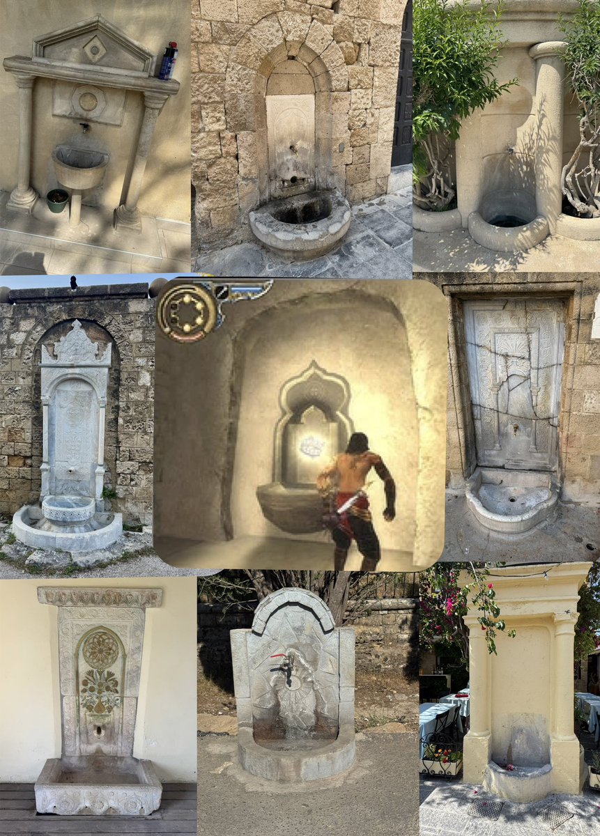 Every time I see one of these fountains I think ‘save fountain’ from a couple of the Prince Of Persia games. Must be a reminder to record all my holiday progress.