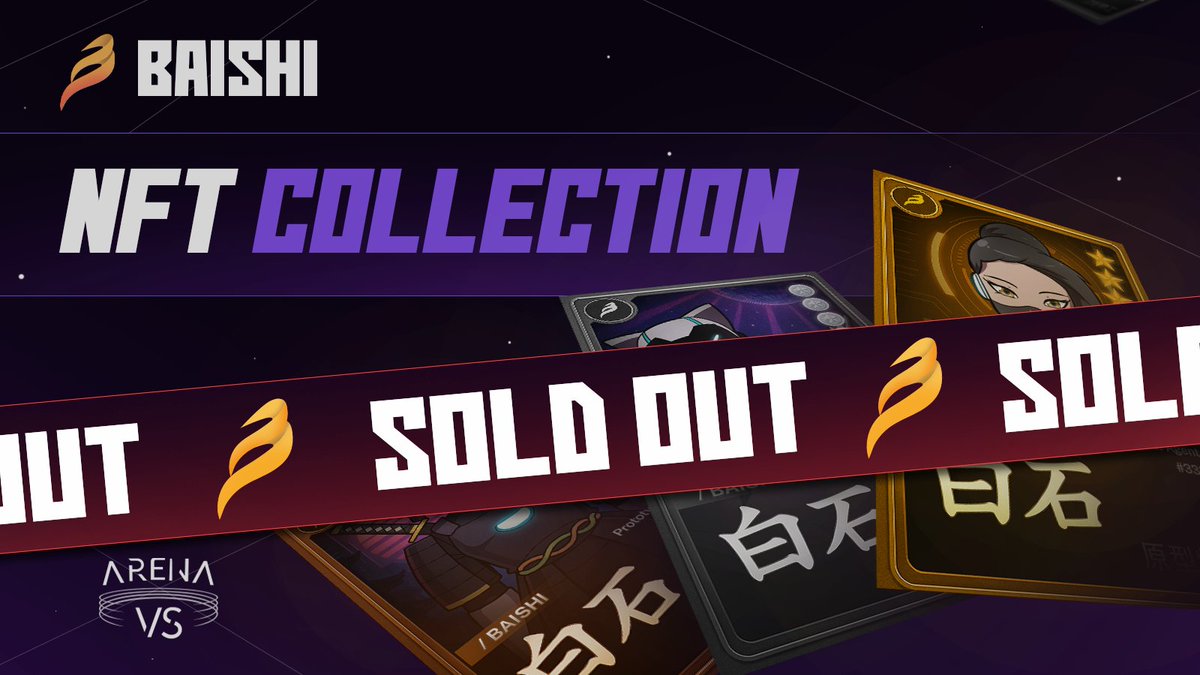 🤖All 1500 BAISHI NFT Agents have been sold out! 

We told you they wouldn't last and they won't come back. Each NFT will be used in the BAISHI Beta Test Program with more info dropping next week!

➡️Sign-ups are still live : baishi.ai/beta
Over 35,000+ already joined.