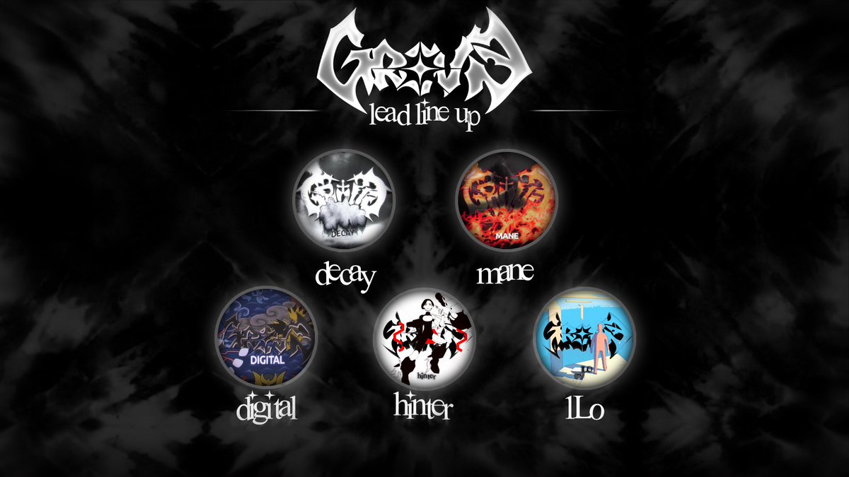 Grove Lead Line up !! 
 
More to come soon!! 

<a href="/dec_ying/">grove decay.</a> 
@PSYKEDMANE 
@DigitalVGC 
<a href="/hintrr/">hinter</a> 
<a href="/sheviolates/">ooms</a>