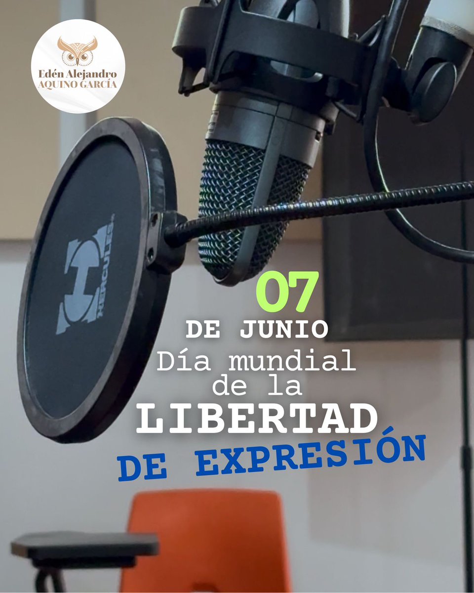 #Oaxaca Este 7 de junio, Día de la #LibertadDeExpresión en México, no olvidemos la importancia de este #derecho para la vida democrática.
Creo en el papel de los medios de comunicación como puentes para el pensamiento crítico: cuestionar nos hace pensar, y pensar nos hace crecer.