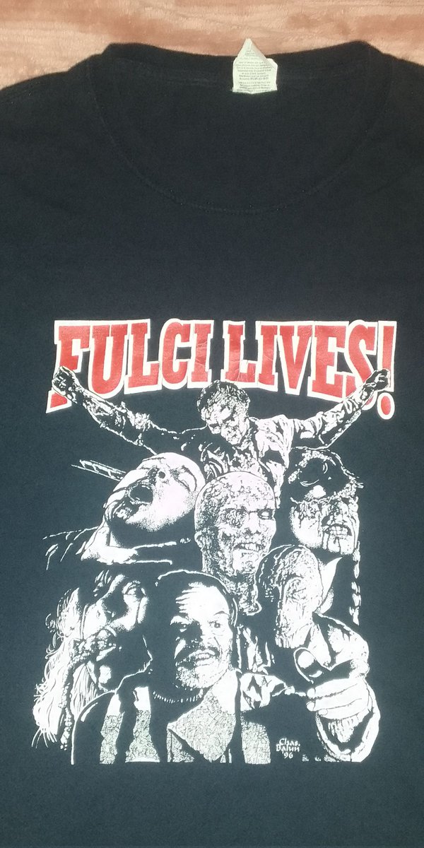 ZineMatica's tweet photo. Good morning!
Felt like sharing some of my online horror tee purchases, that are likely vintage at this point...๐
๐๐ค #FrightRags #RottenCotton #BloodDiner #Ghoulies #BasketCase #LucioFulci #HellYeahDude https://t.co/sKJMQkkMoq