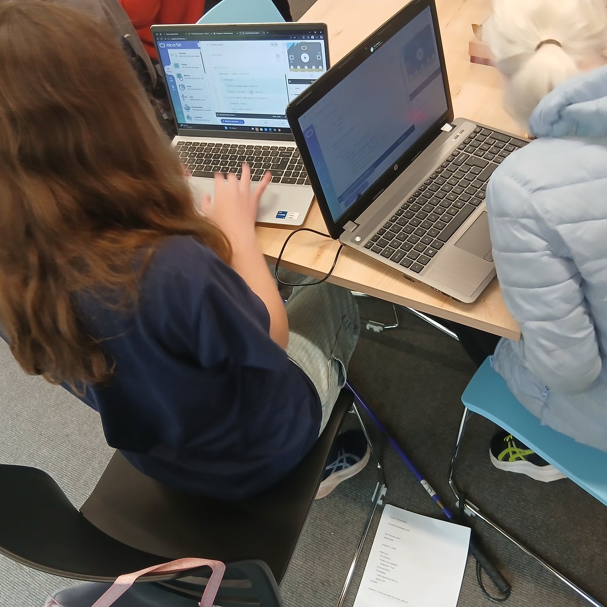 FeachIreland's tweet image. Having a lovely day coding with 10 Young VI teens and their families. Thanks to @declancabra Emily Giles, @tcddublin @Researchirel
