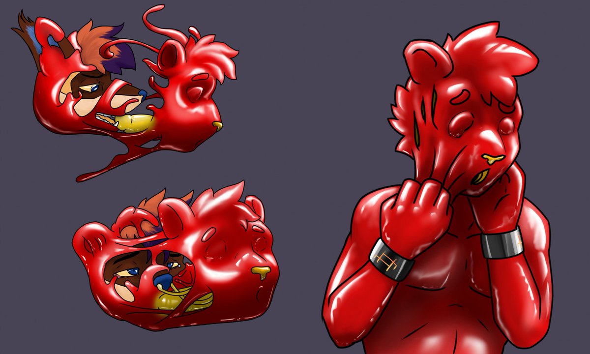 Maltebla's tweet photo. Malte could not help but touch something he should not have... Well now he will have to life as battery for Spike until... Well who knows really.
#symbiote #nullbulge #takeover https://t.co/hwZCRyqTZN