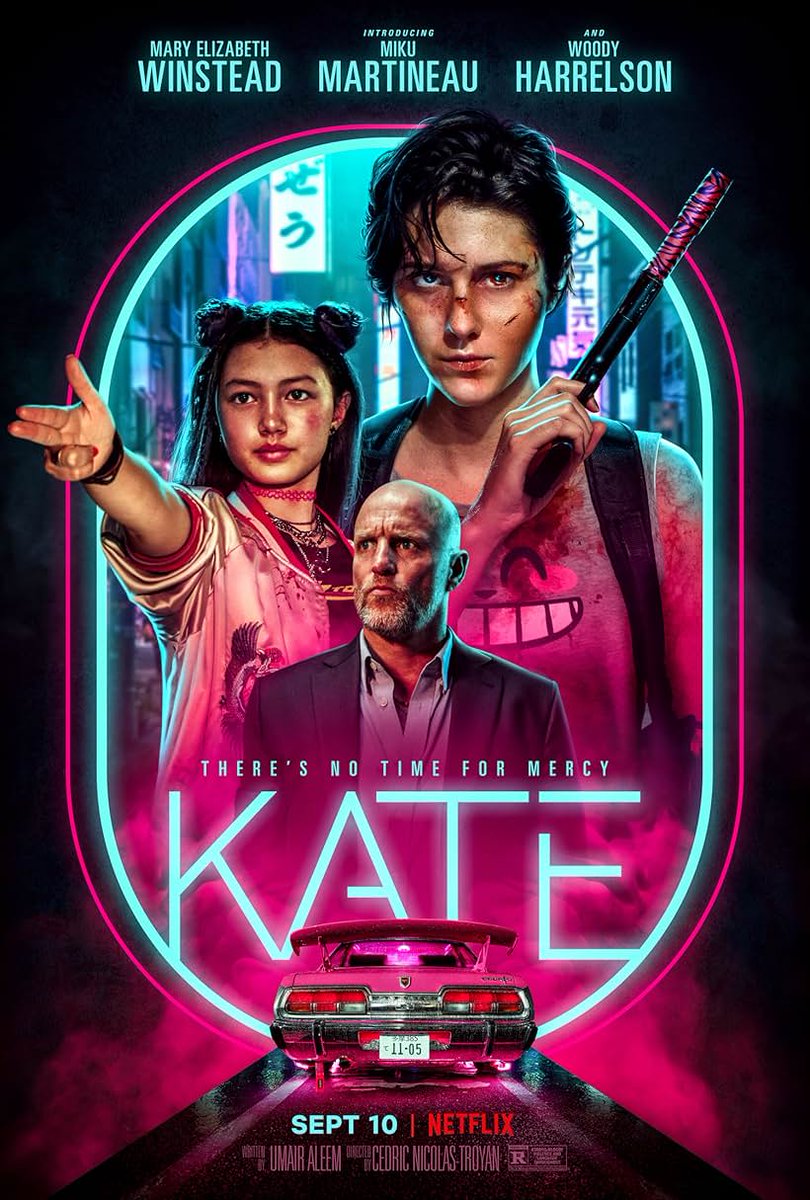 Kate - 2021
2.75-3/ 5🌟- Action thriller 
Available in netflix 
Link 🔗 ✅

👉Kate ஒரு Killer assassin, retire அகனும்னு முடிவு பண்ணி Tokyo-ல கடைசி மிஷன்ல ஈடுபடுறாங்க. 

❇️ ஆனா, அவங்க கடைசி மிஷன் தோல்வியடையுது. அப்புறம், தனக்கு Polonium-204 விஷம் கொடுக்கப்பட்டு,
