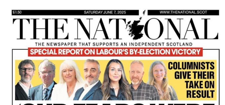 Cllr Mairi McMurty SNP (She/them) ๐ด๓ ง๓ ข๓ ณ๓ ฃ๓ ด๓ ฟ (@cllrmairi) on Twitter photo A fantastic calibre of columnists the <a href="/ScotNational/">The National</a> has ๐๐ผ ๐ด๓ ง๓ ข๓ ณ๓ ฃ๓ ด๓ ฟ
Forget the British BBC! Forget Sky News!
These are the only people I would trust for unbiased reporting of Scottish politics. ๐๐ผ A fantastic calibre of columnists the <a href="/ScotNational/">The National</a> has ๐๐ผ ๐ด๓ ง๓ ข๓ ณ๓ ฃ๓ ด๓ ฟ
Forget the British BBC! Forget Sky News!
These are the only people I would trust for unbiased reporting of Scottish politics. ๐๐ผ