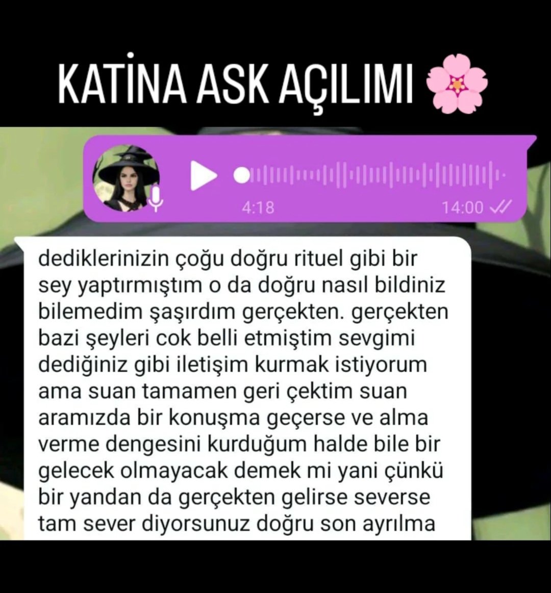 Katina Aşk Açılımımızdan ❤️