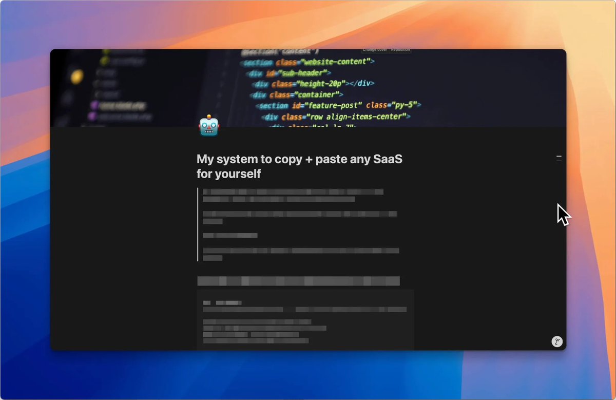 EXM7777's tweet image. SaaS founders are going to hate me for this...
but we've reached a point where literally anyone can build and launch a SaaS in days
that's why there is a new "game-changing" software trending every single day
but here's the thing... instead of paying $300+ monthly for…